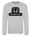 Sweatshirt Honda's logo sport-grey фото