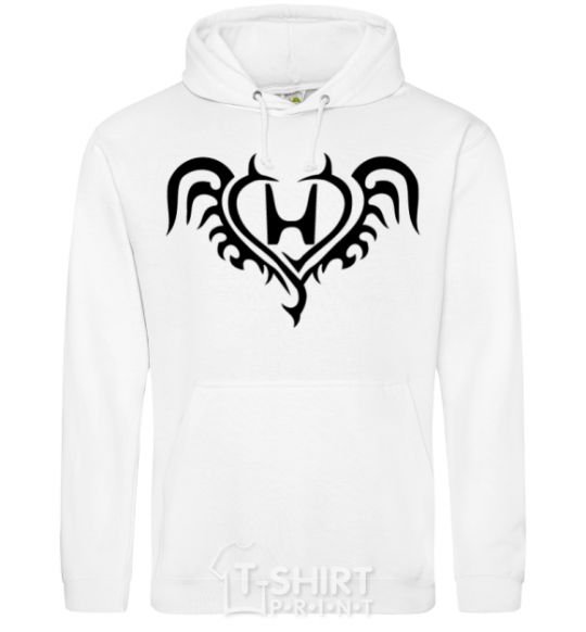 Men`s hoodie Honda devil White фото