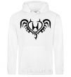 Men`s hoodie Honda devil White фото