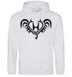 Men`s hoodie Honda devil sport-grey фото