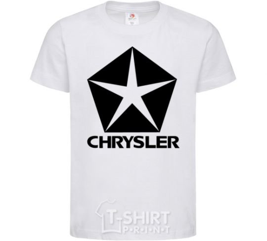 Kids T-shirt Logo Chrysler White фото