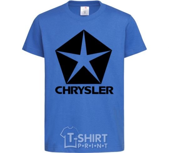 Kids T-shirt Logo Chrysler royal-blue фото