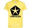 Kids T-shirt Logo Chrysler cornsilk фото