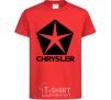 Kids T-shirt Logo Chrysler red фото