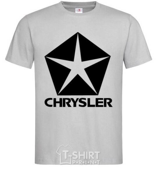 Men's T-Shirt Logo Chrysler grey фото