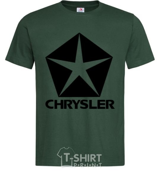 Men's T-Shirt Logo Chrysler bottle-green фото