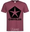 Men's T-Shirt Logo Chrysler burgundy фото