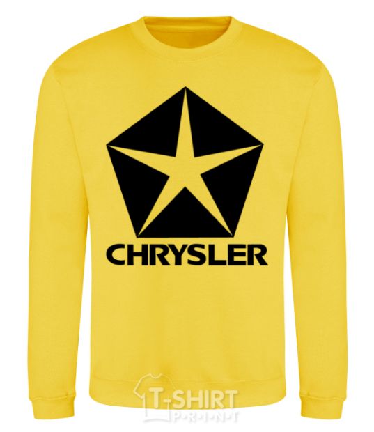 Sweatshirt Logo Chrysler yellow фото