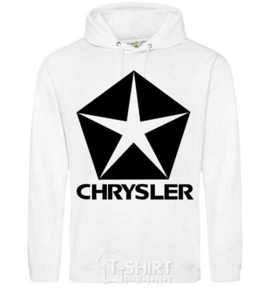 Men`s hoodie Logo Chrysler White фото