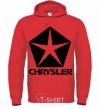 Men`s hoodie Logo Chrysler bright-red фото