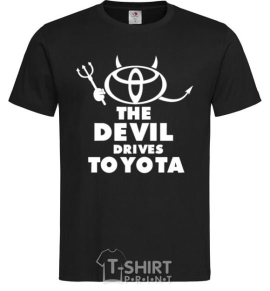 Men's T-Shirt The devil drives toyota black фото