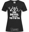 Women's T-shirt The devil drives toyota black фото