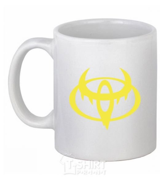 Ceramic mug Evil toyota White фото