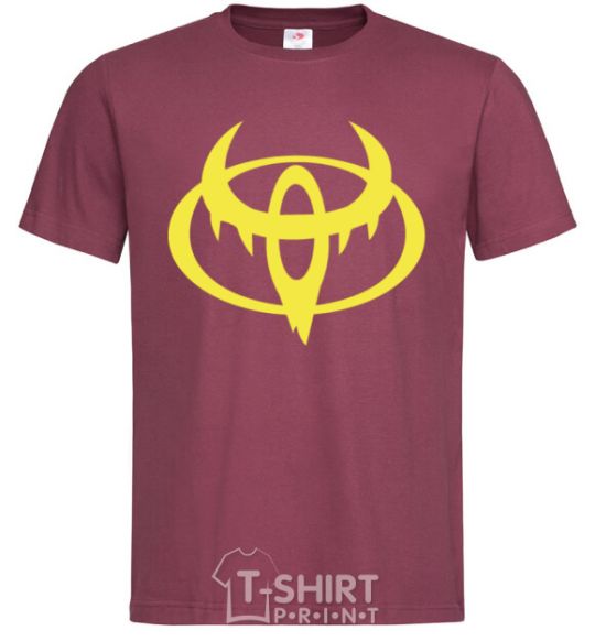 Men's T-Shirt Evil toyota burgundy фото