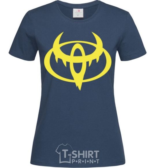 Женская футболка Evil toyota Темно-синий фото