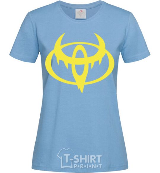 Женская футболка Evil toyota Голубой фото