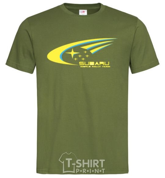 Men's T-Shirt Subaru world rally team millennial-khaki фото