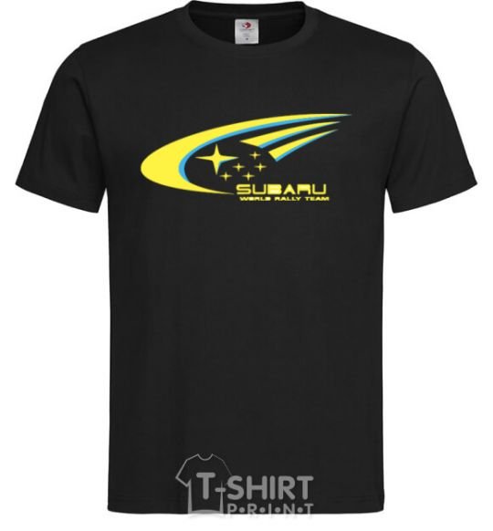 Men's T-Shirt Subaru world rally team black фото