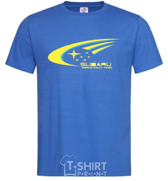 Men's T-Shirt Subaru world rally team royal-blue фото