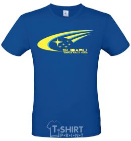 Men's T-Shirt Subaru world rally team royal-blue фото