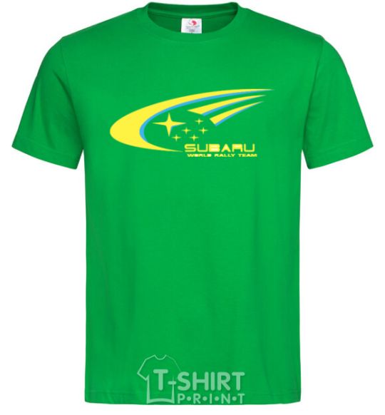 Men's T-Shirt Subaru world rally team kelly-green фото