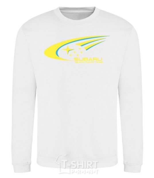 Sweatshirt Subaru world rally team White фото