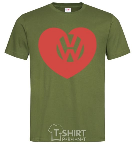 Men's T-Shirt Love W millennial-khaki фото