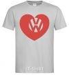 Men's T-Shirt Love W grey фото