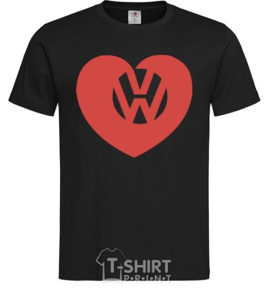 Men's T-Shirt Love W black фото