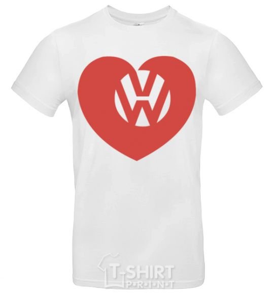 Men's T-Shirt Love W White фото