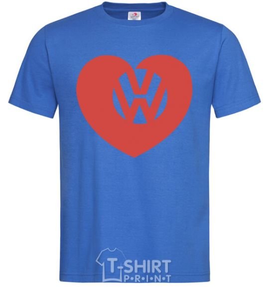 Men's T-Shirt Love W royal-blue фото