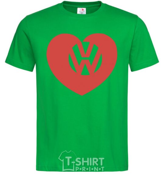 Men's T-Shirt Love W kelly-green фото