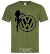 Men's T-Shirt Girls love Volkswagen millennial-khaki фото