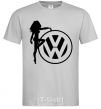 Men's T-Shirt Girls love Volkswagen grey фото