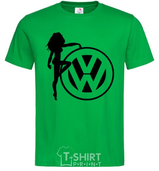 Men's T-Shirt Girls love Volkswagen kelly-green фото