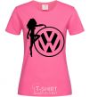 Women's T-shirt Girls love Volkswagen heliconia фото