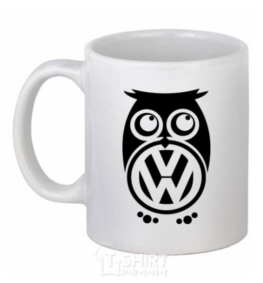 Ceramic mug Volkswagen Owl White фото
