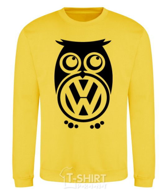 Sweatshirt Volkswagen Owl yellow фото