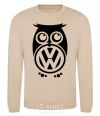 Sweatshirt Volkswagen Owl sand фото