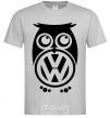 Men's T-Shirt Volkswagen Owl grey фото
