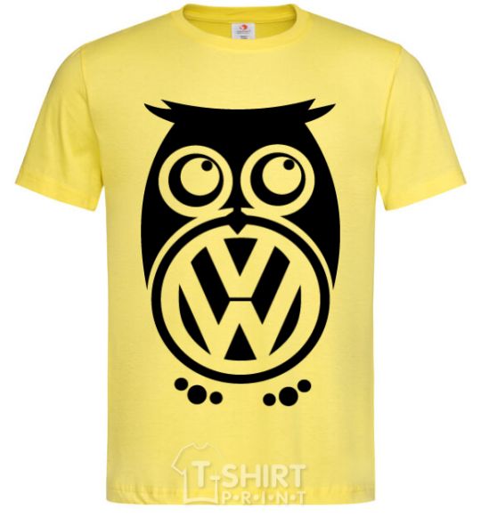 Men's T-Shirt Volkswagen Owl cornsilk фото