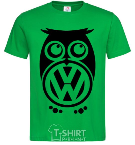 Men's T-Shirt Volkswagen Owl kelly-green фото