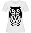 Women's T-shirt Volkswagen Owl White фото