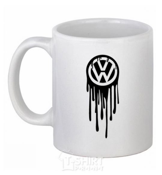 Ceramic mug Volkswagen blotch White фото