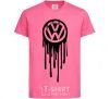 Детская футболка Volkswagen клякса Ярко-розовый фото
