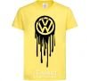 Kids T-shirt Volkswagen blotch cornsilk фото