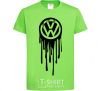 Kids T-shirt Volkswagen blotch orchid-green фото