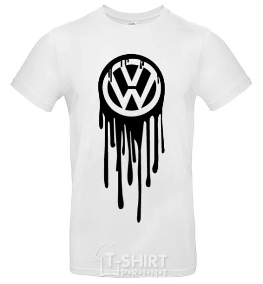 Men's T-Shirt Volkswagen blotch White фото