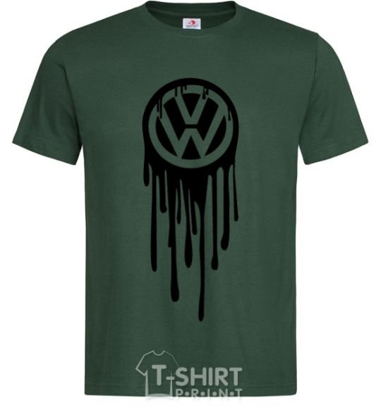 Men's T-Shirt Volkswagen blotch bottle-green фото