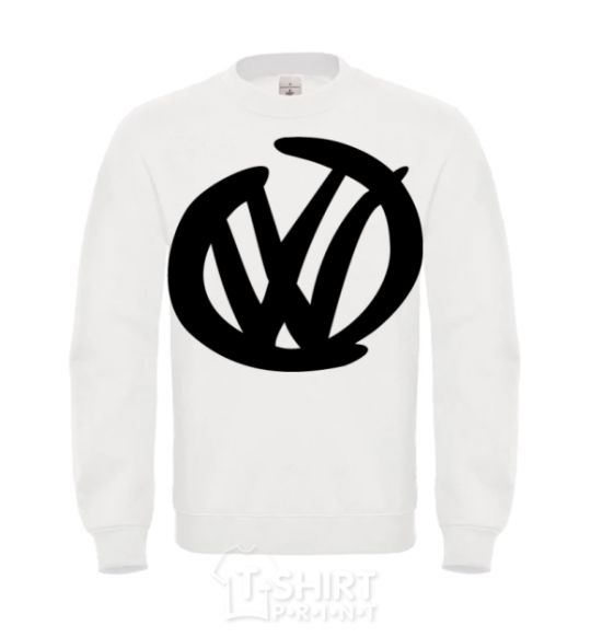 Sweatshirt Volkswagen felt-tip pen White фото